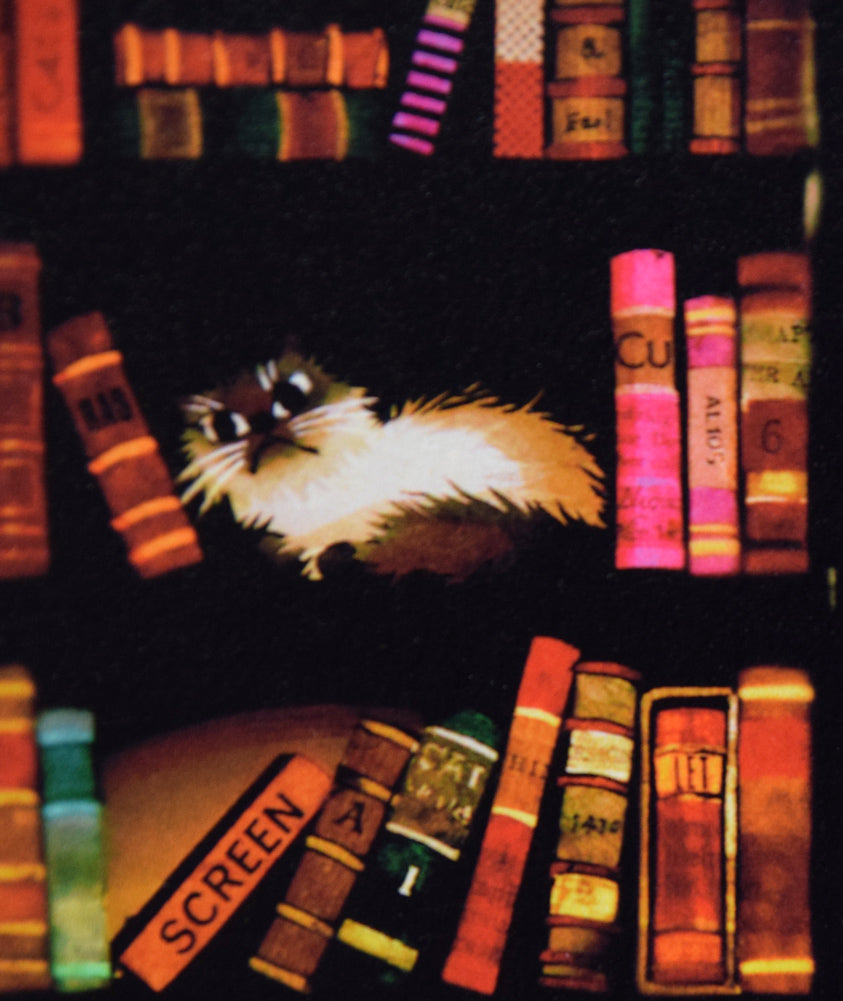 藤城清治「こたつと猫」レフグラフ 拡大画像2