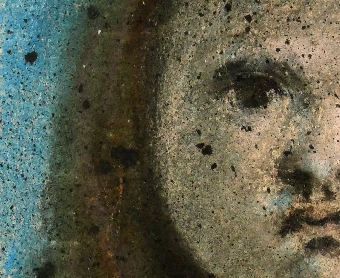 藤田嗣治「子供」パステル・ガッシュ・紙 拡大画像3