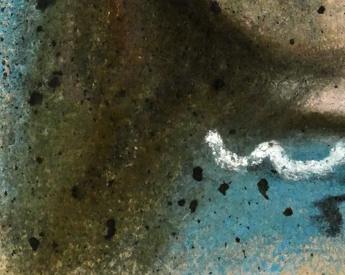 藤田嗣治「子供」パステル・ガッシュ・紙 拡大画像5