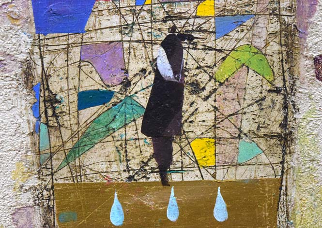 藤原護「Otonomie」油絵・SM 拡大画像2