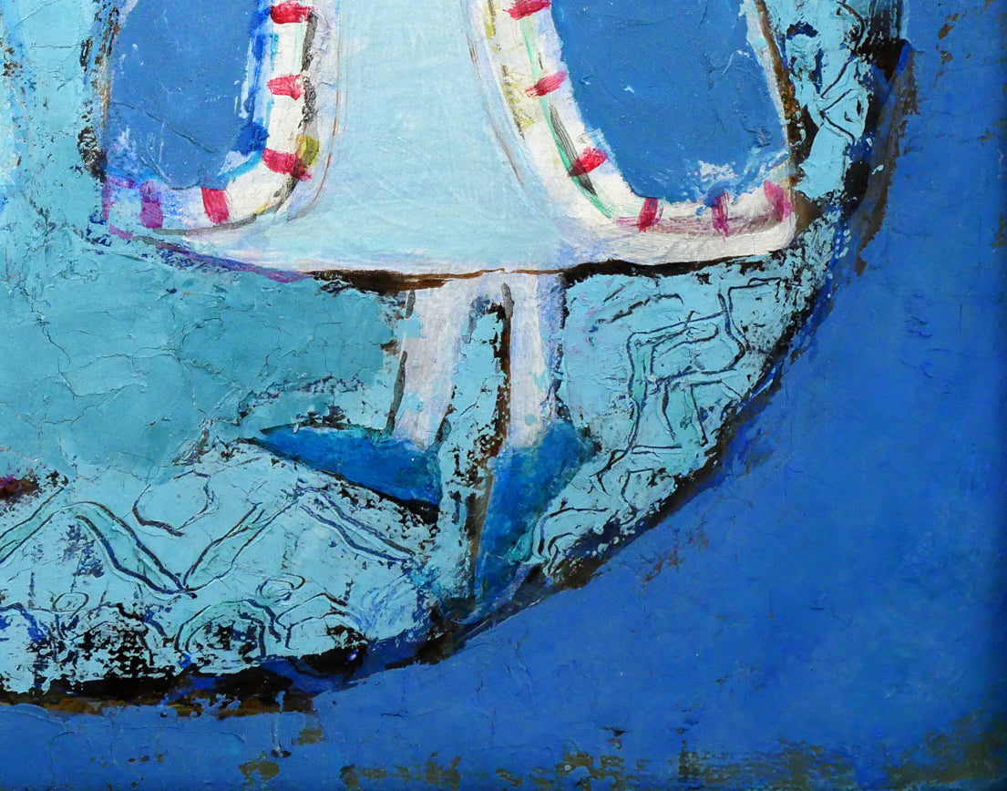 福井正治「マリオネット」油絵・F8号 拡大画像8