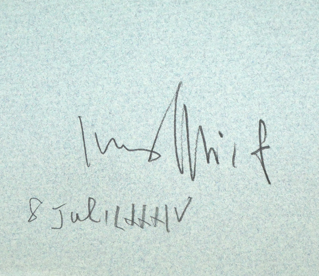 古沢岩美「裸婦」パステル画・20号 サイン拡大画像