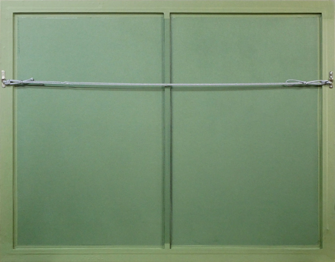 古沢岩美「裸婦」パステル画・20号 額縁裏側画像