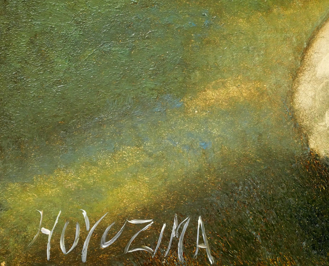 冬島大二郎「薔薇」油絵・F6号 サイン拡大画像