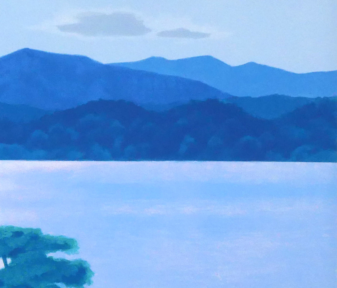 東山魁夷「月明」シルクスクリーン版画(生前作) 拡大画像2