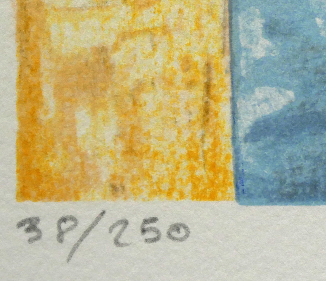 ジルベール・アルト(Gilbert ARTAUD)「プチ・ブーケ」リトグラフ 限定番号(ed,38/250)