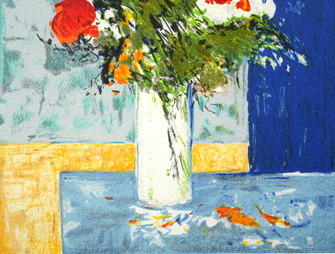 ジルベール・アルト(Gilbert ARTAUD)「プチ・ブーケ」リトグラフ 拡大画像2