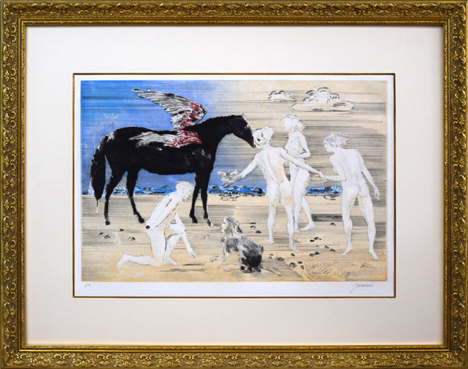 ポール・ギヤマン(Paul Guiramand)「ペガサス」銅版画