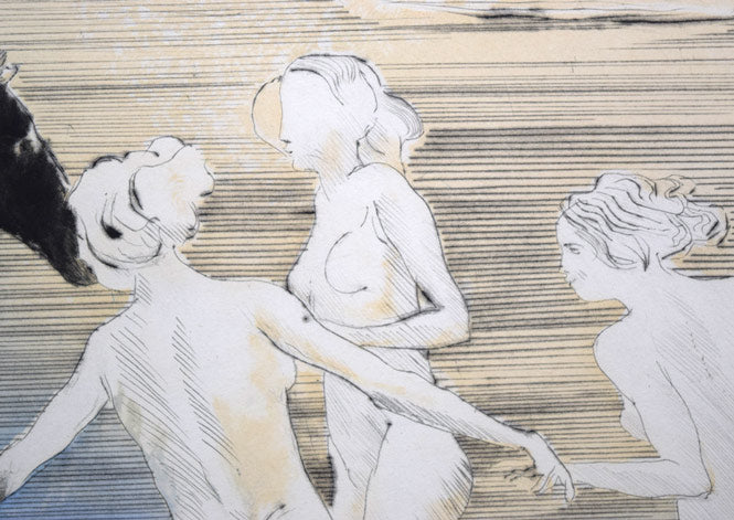 ポール・ギヤマン(Paul Guiramand)「ペガサス」銅版画 拡大画像3