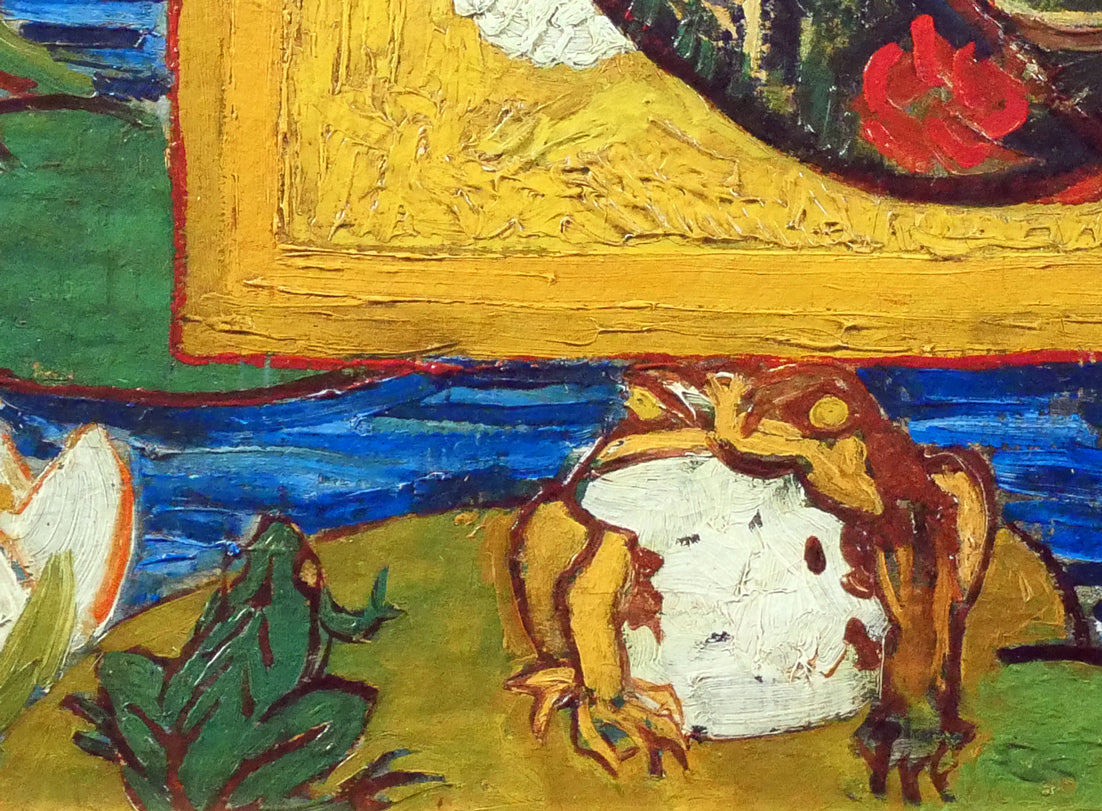 ヴィンセント ヴァン ゴッホ(Vincent Van GOGH)「花魁(渓斉英泉による)」ファイングラフィー 拡大画像6