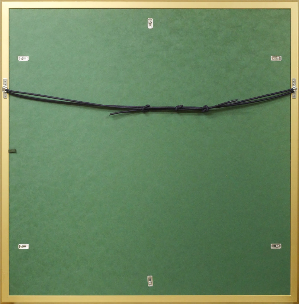 後藤純男「塔映 月」リトグラフ 額縁裏側画像