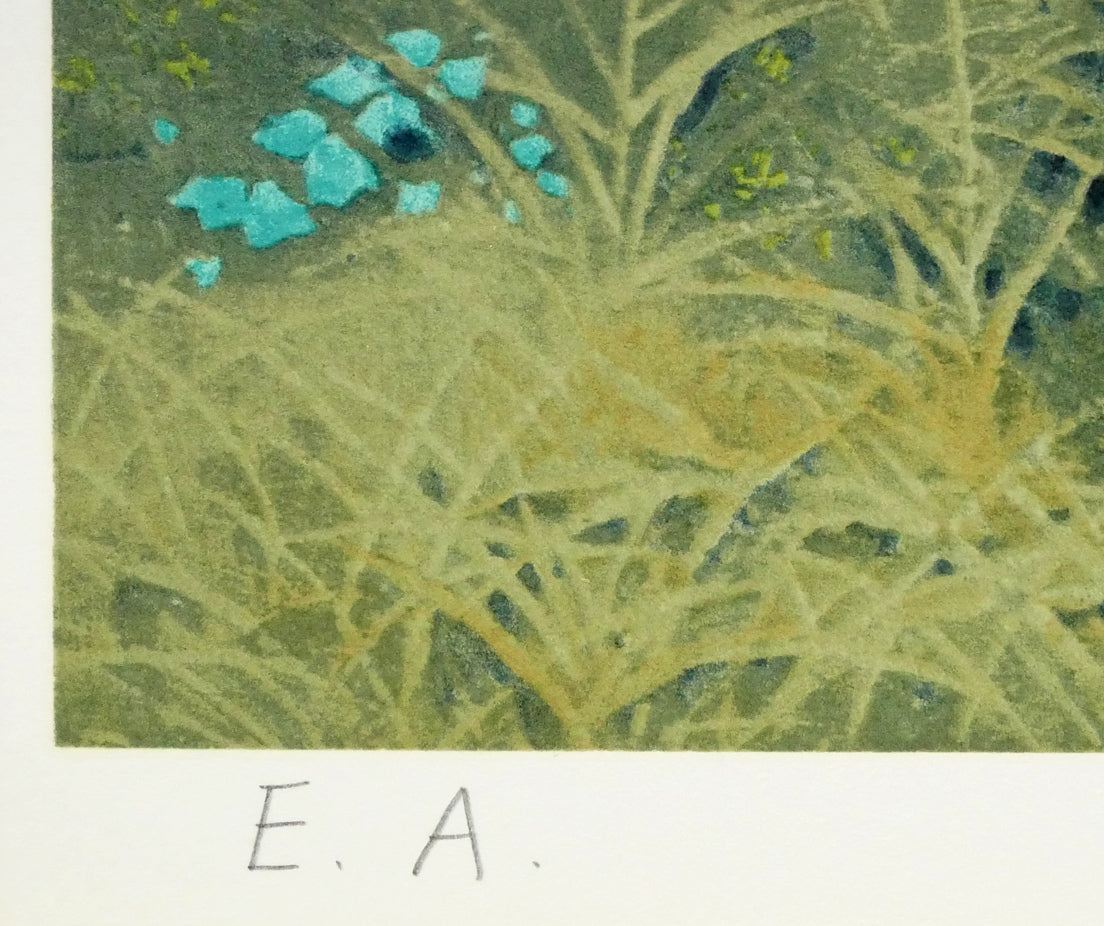 後藤純男「塔映 月」リトグラフ 限定番号(ed,E.A.=作家保存)