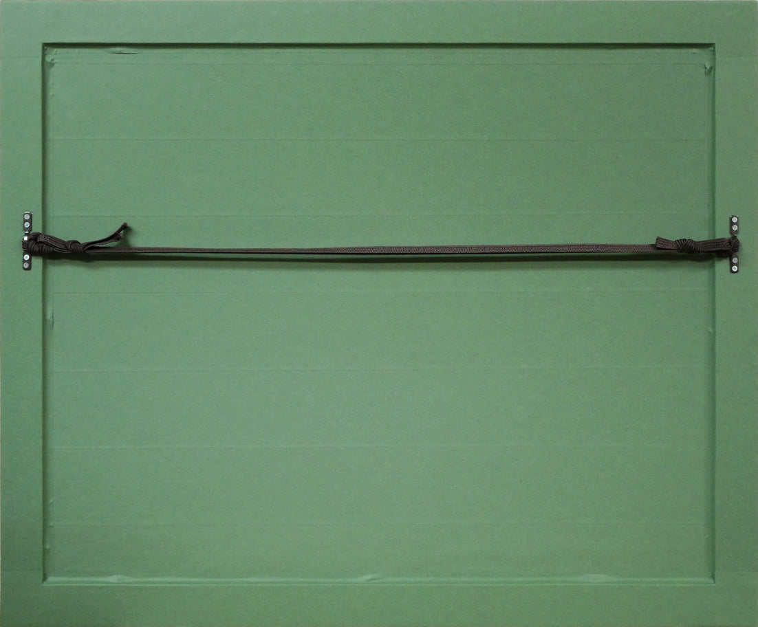 後藤純男「春映富士」リトグラフ 額縁裏側画像