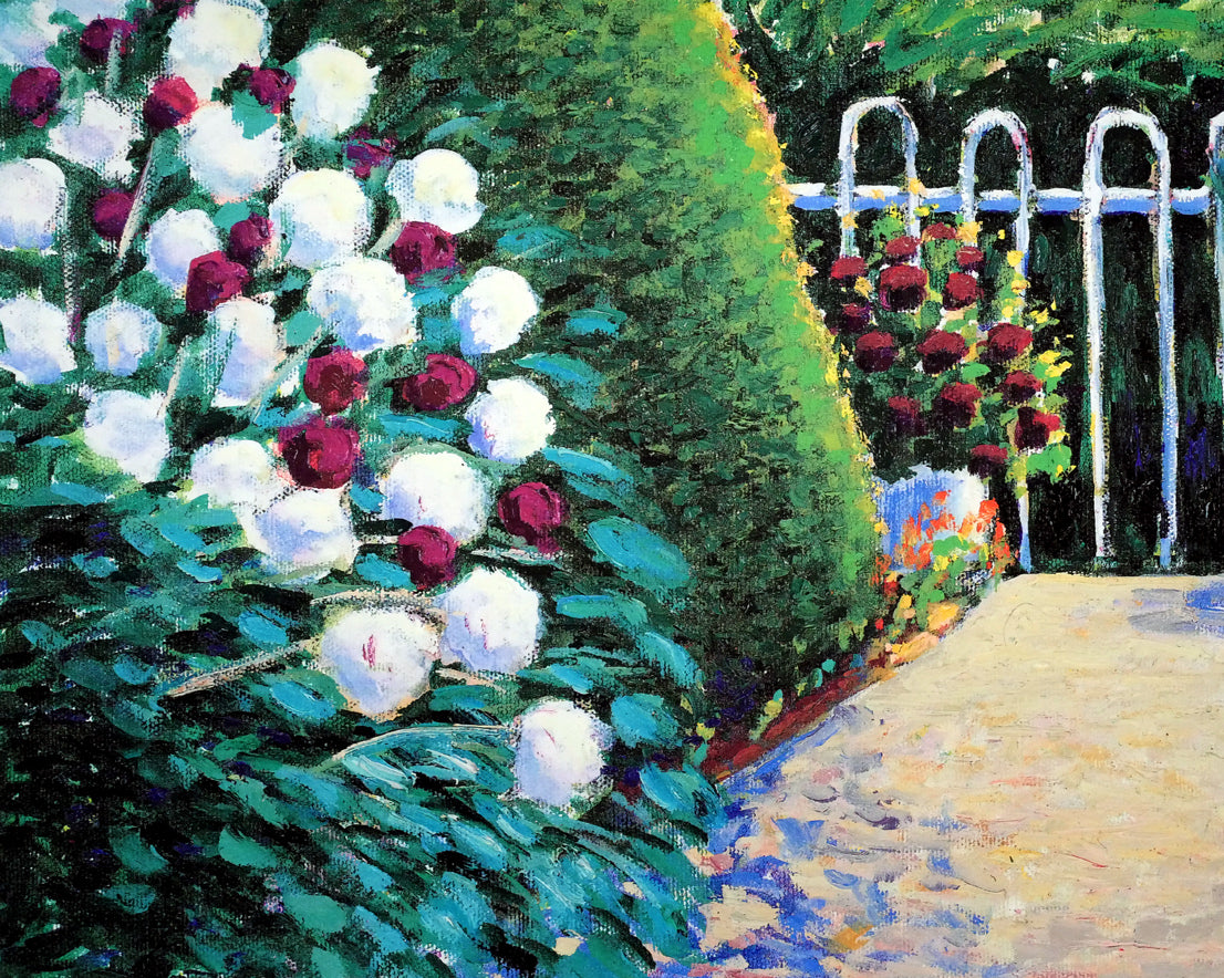 ギィ ベガン(Guy Begin)「モン・ジャルダン・エテ(夏の庭)」ジクレー版画 拡大画像1