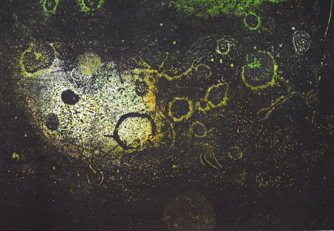 萩原英雄「雪国(Snow Country)」木版画 拡大画像3