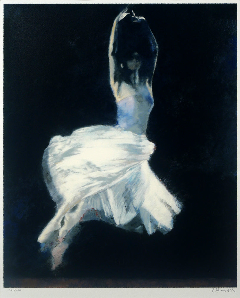 ロバート・ハインデル(Robert HEINDEL)「Darkness & Light」シルクスクリーン版画 作品全体拡大画像