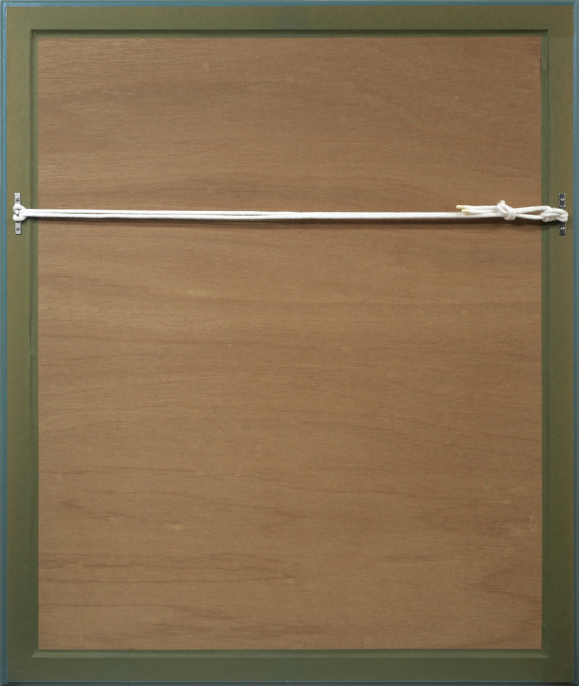 ロバート・ハインデル(Robert HEINDEL)「Darkness & Light」シルクスクリーン版画 額縁裏側画像