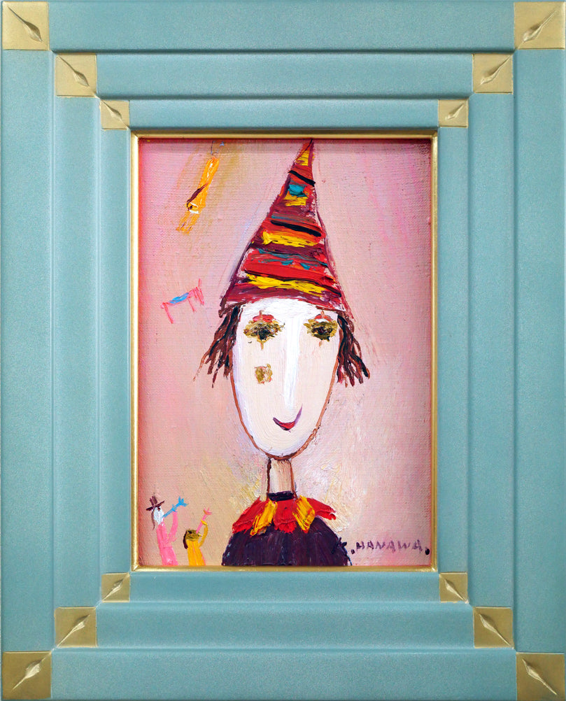 塙賢三「サーカス」油絵・SM