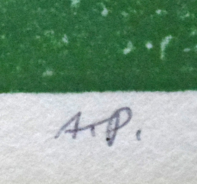 橋本興家「夜富士」木版画 限定番号(ed,A.P.=作家保存版)