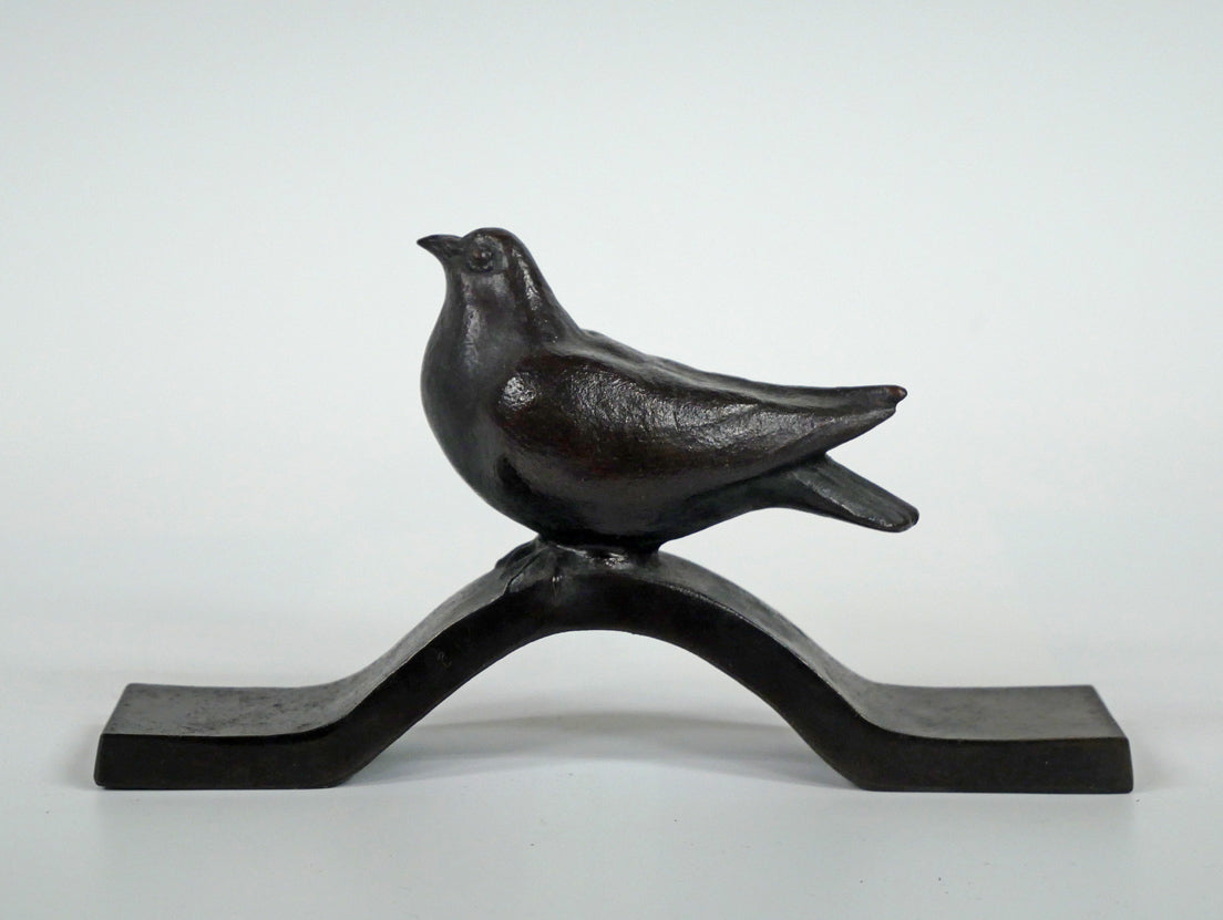 橋本堅太郎「和」ブロンズ作品・共箱 全体画像3