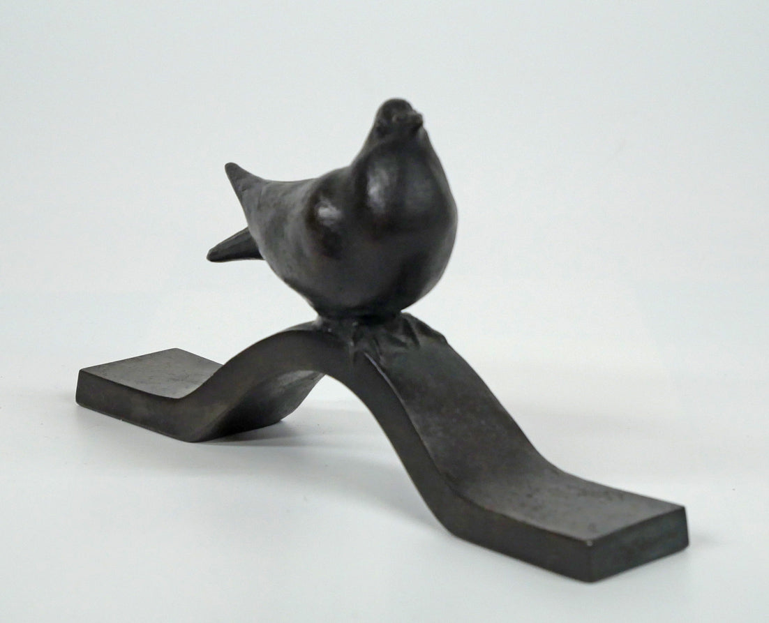 橋本堅太郎「和」ブロンズ作品・共箱 全体画像5