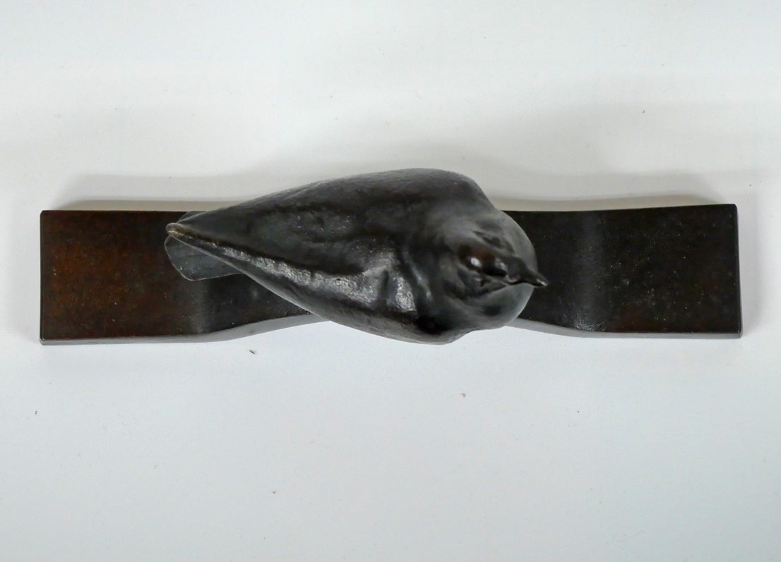 橋本堅太郎「和」ブロンズ作品・共箱 全体画像6