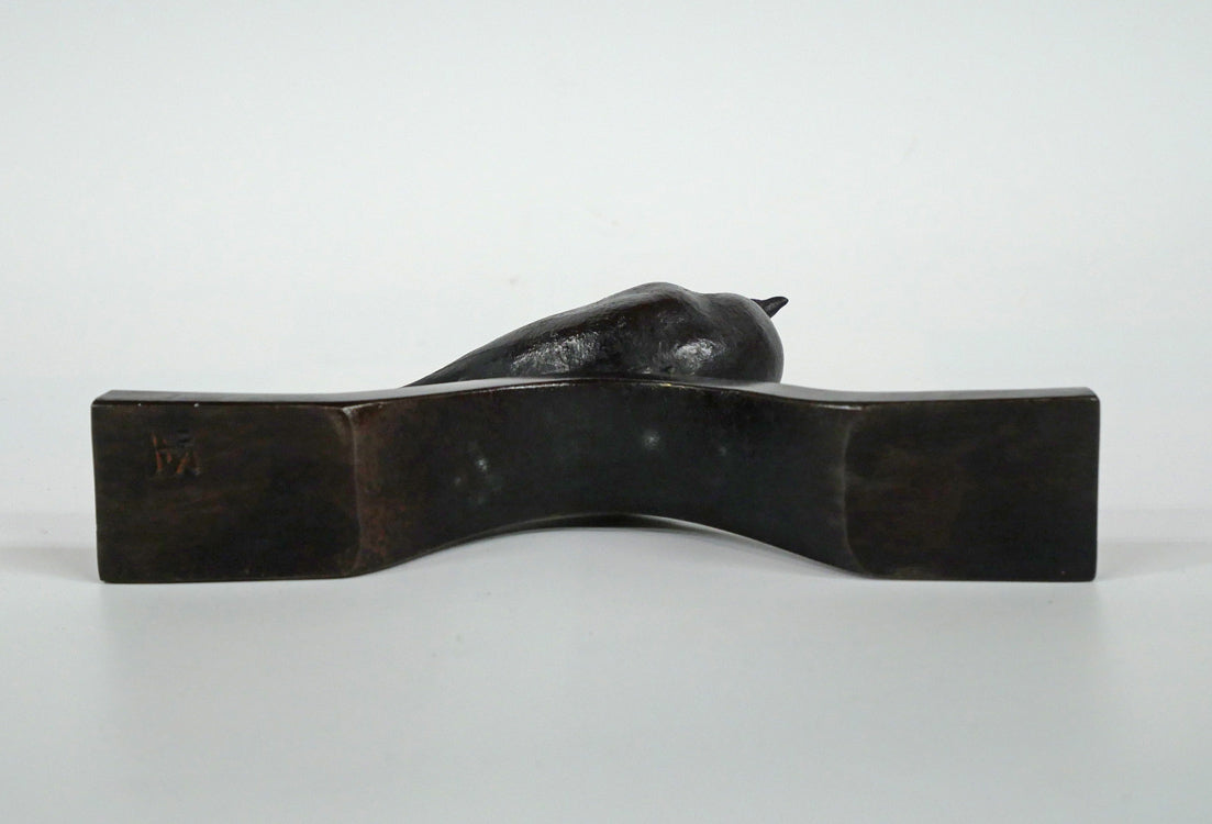 橋本堅太郎「和」ブロンズ作品・共箱 作品裏側画像