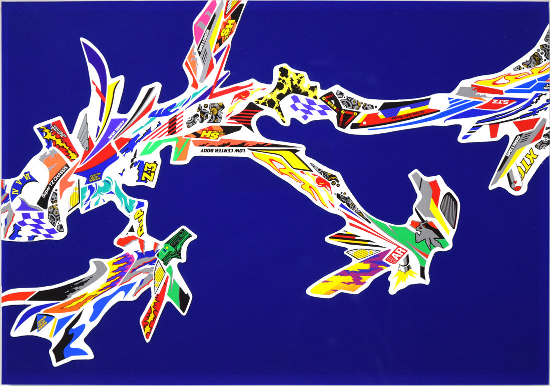 トモエ(Tatsuki Hayama/巴山竜来)「Flashlight」オリジナル(アルミにデカール) 作品全体拡大画像