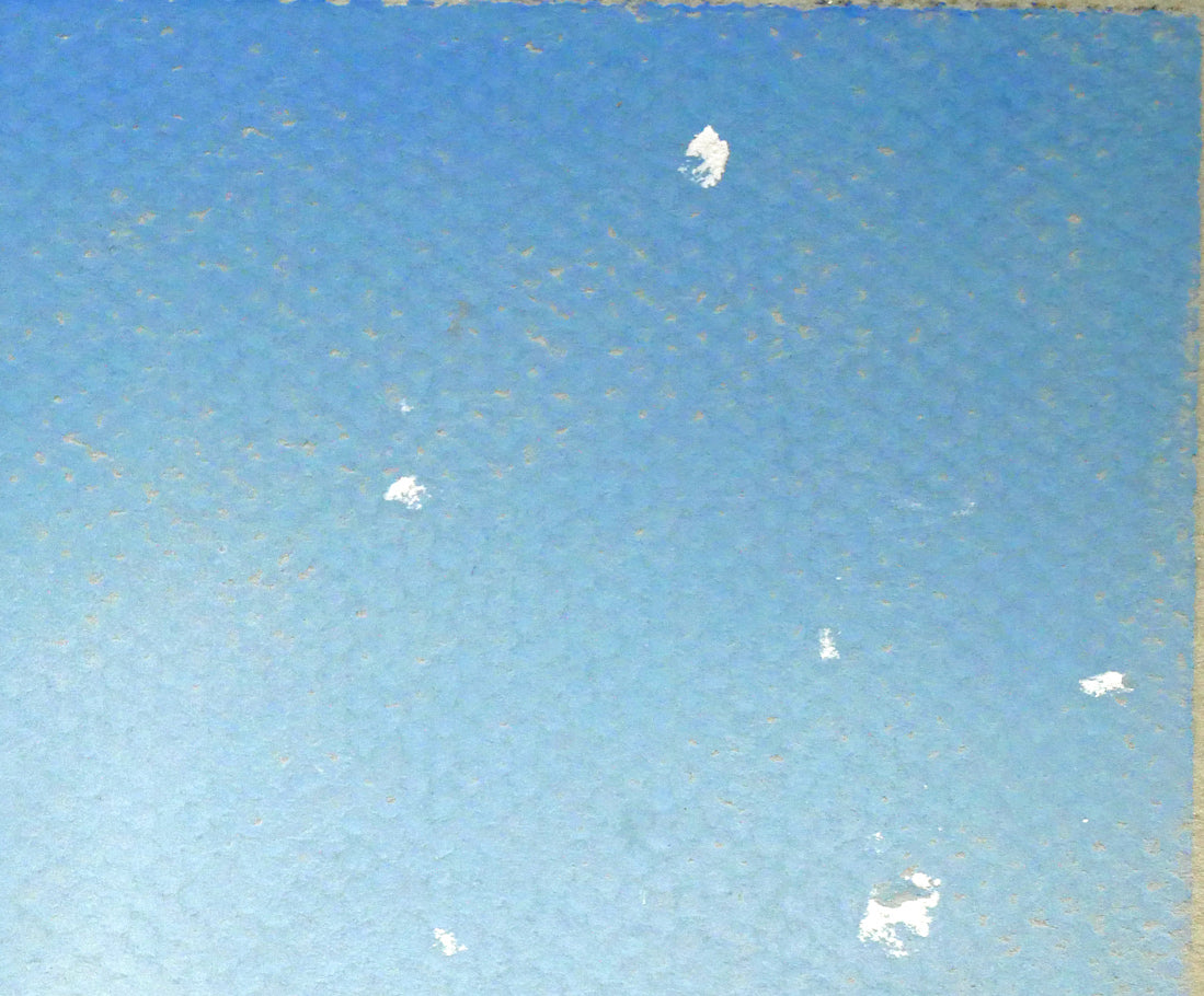 羽山雅愉「雪の夕(小樽)」パステル画 拡大画像2