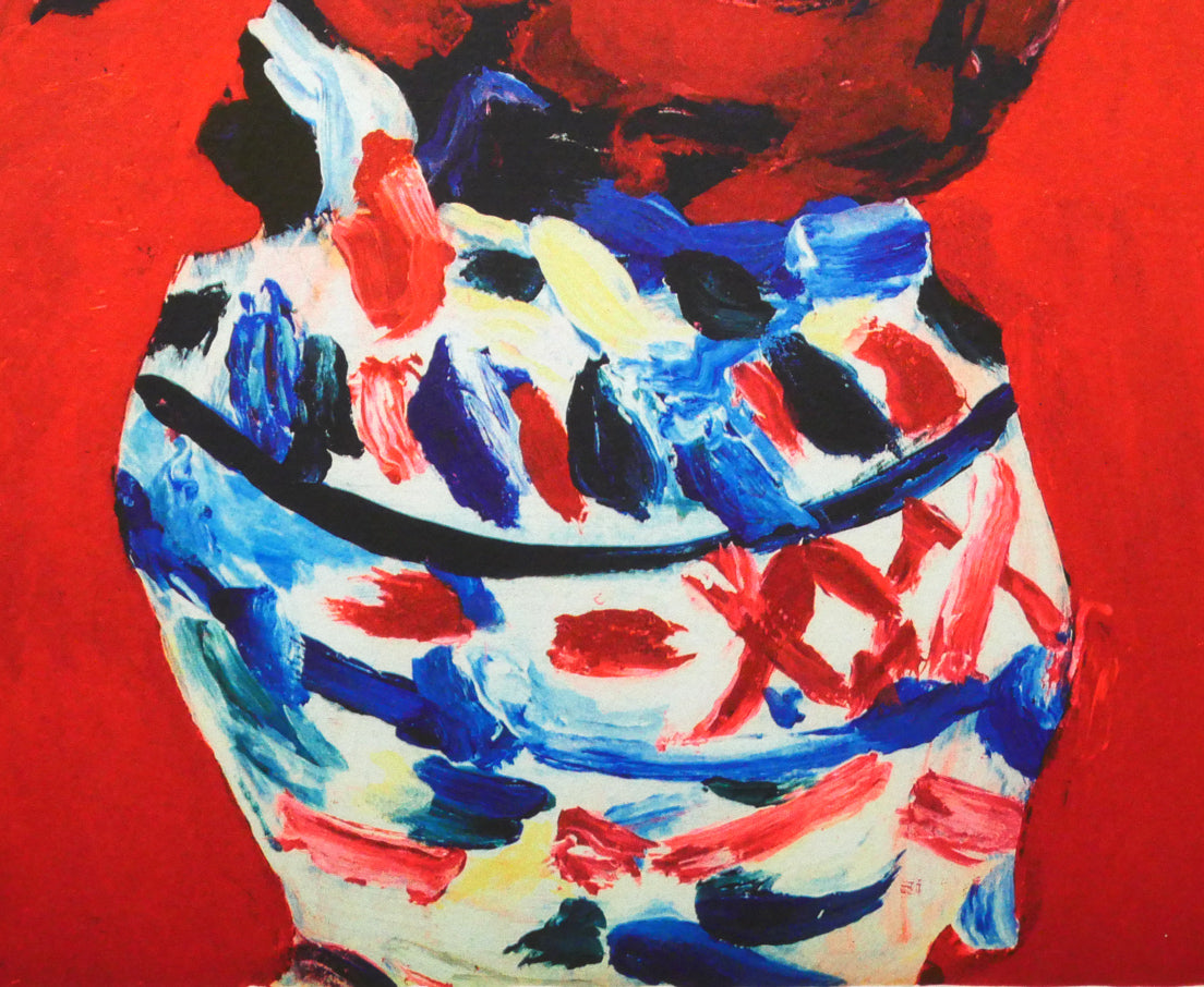 林武「薔薇」リトグラフ 拡大画像4