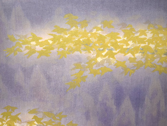 東山魁夷「京の秋」木版画　拡大画像1