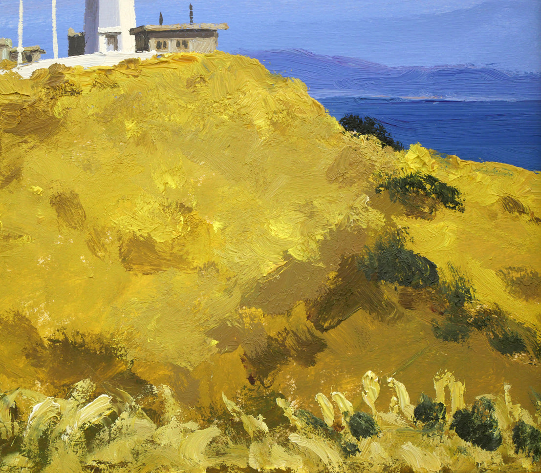 樋口洋「剱崎(三浦半島)」油絵・色紙 拡大画像4