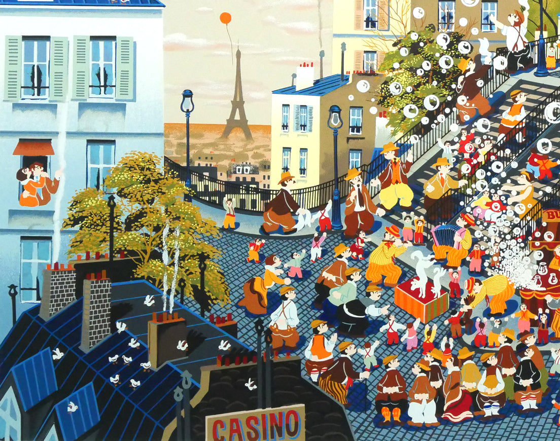 山形博導(ヒロヤマガタ)「エコール・ド・マルセイユ」シルクスクリーン版画 拡大画像4