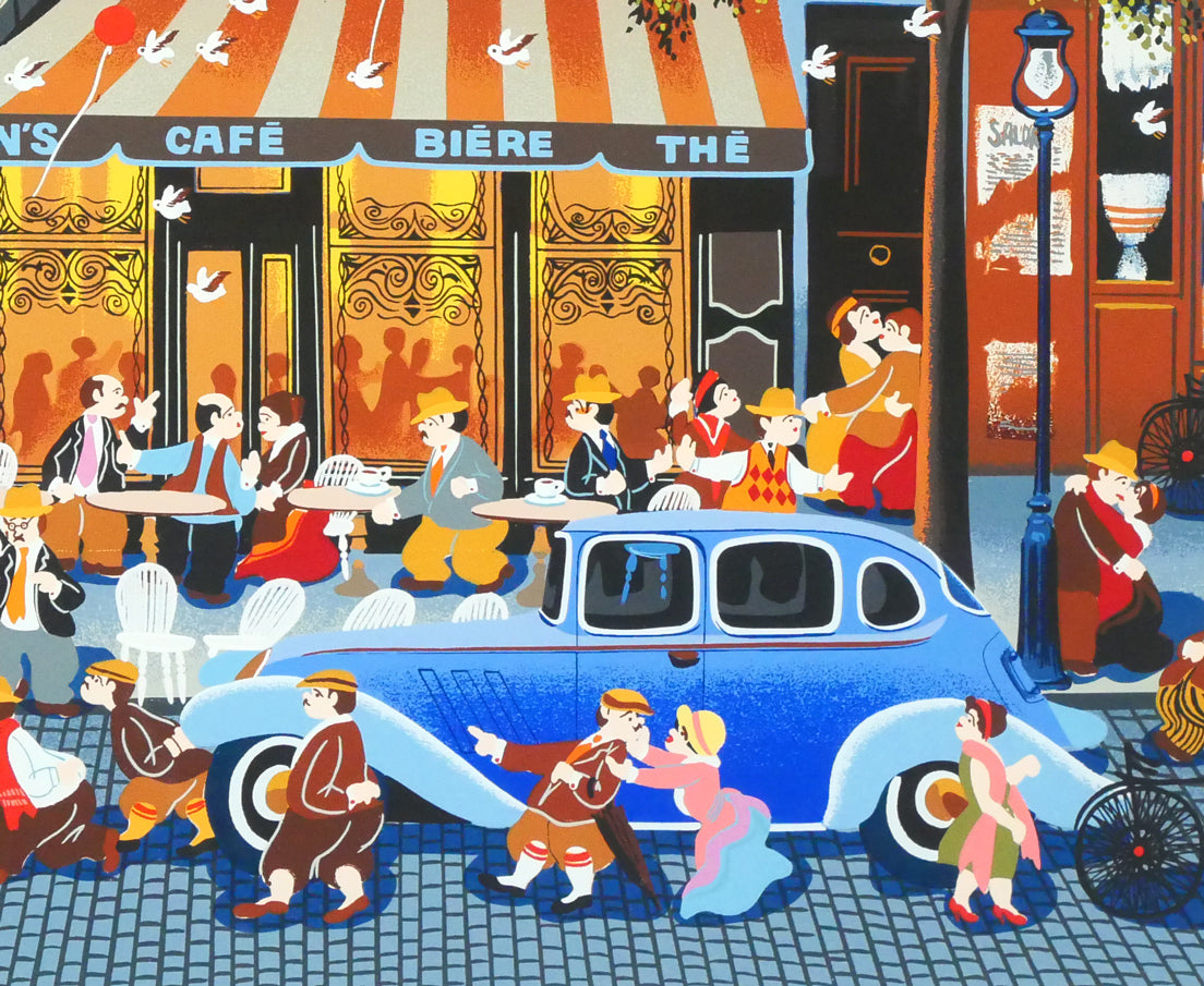 山形博導(ヒロヤマガタ)「エコール・ド・マルセイユ」シルクスクリーン版画 拡大画像7