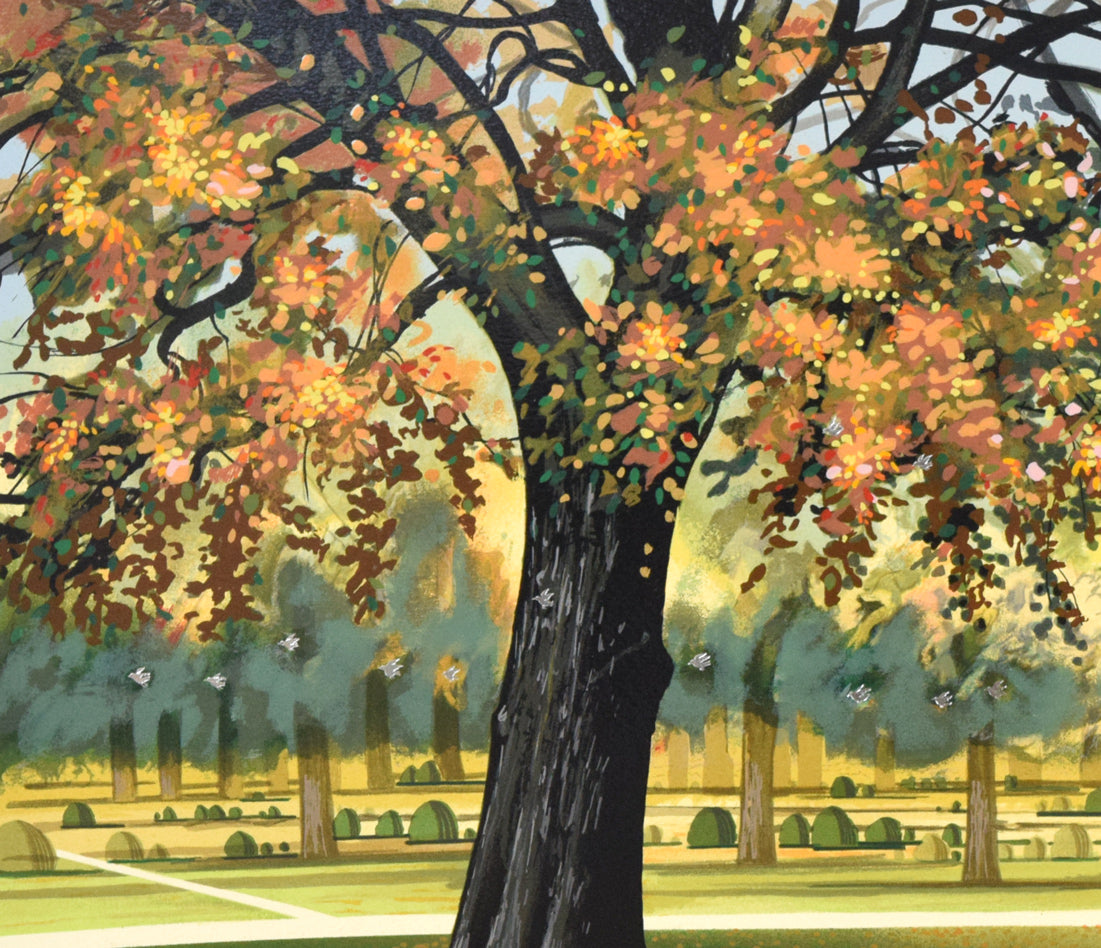 山形博導(ヒロヤマガタ)「秋の初めの日(ファースト・デイ・オブ・フォール)」シルクスクリーン版画 拡大画像1