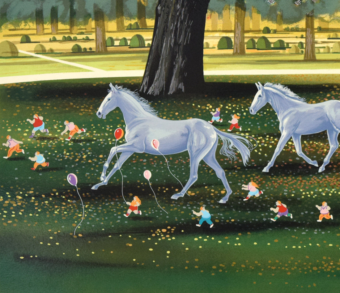 山形博導(ヒロヤマガタ)「秋の初めの日(ファースト・デイ・オブ・フォール)」シルクスクリーン版画 拡大画像3