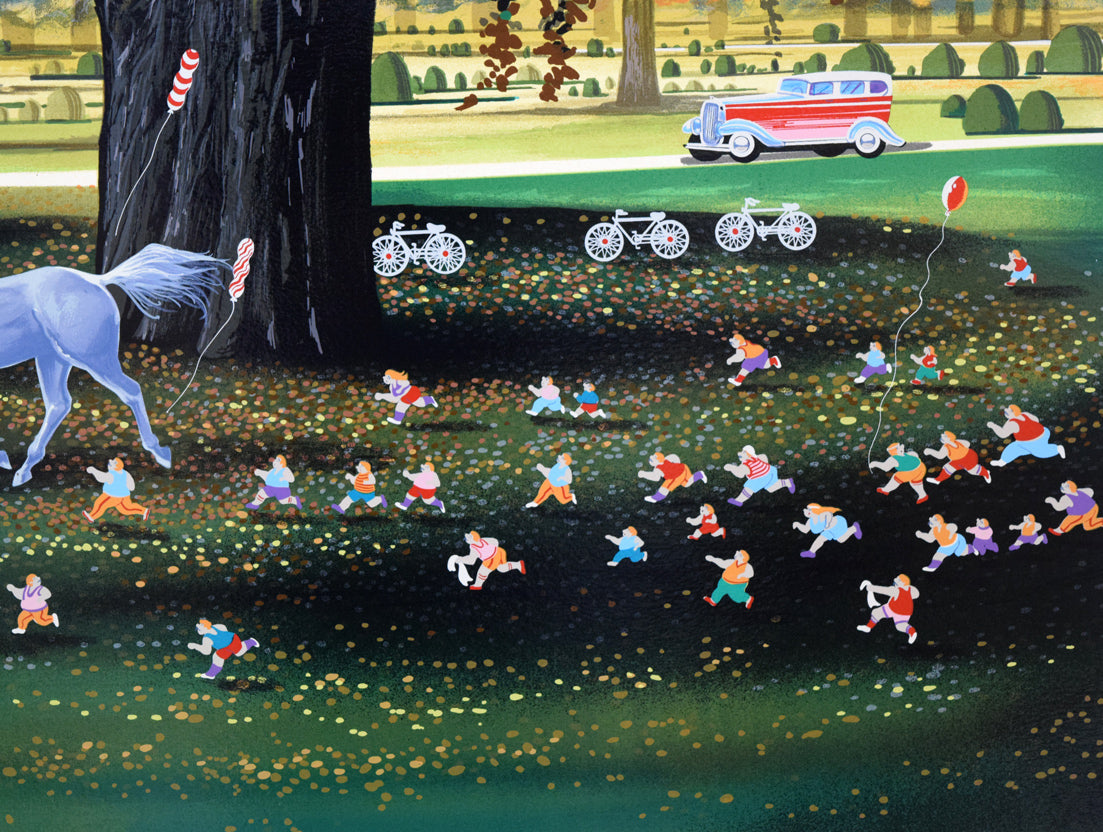 山形博導(ヒロヤマガタ)「秋の初めの日(ファースト・デイ・オブ・フォール)」シルクスクリーン版画 拡大画像4