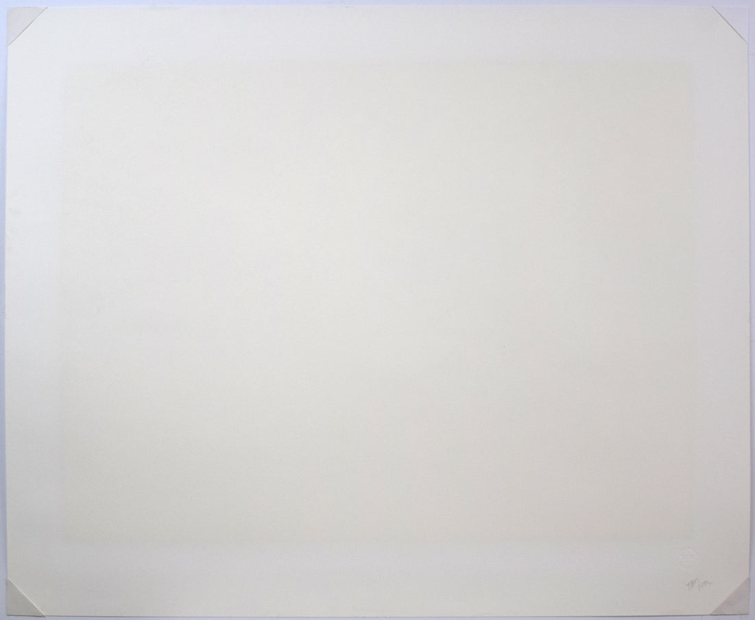 山形博導(ヒロヤマガタ)「秋の初めの日(ファースト・デイ・オブ・フォール)」シルクスクリーン版画 作品シート裏側画像