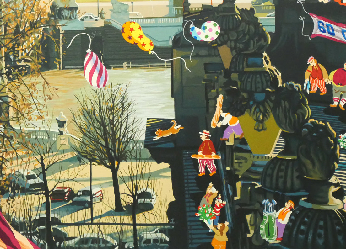 山形博導(ヒロヤマガタ)「家路」シルクスクリーン版画 拡大画像8