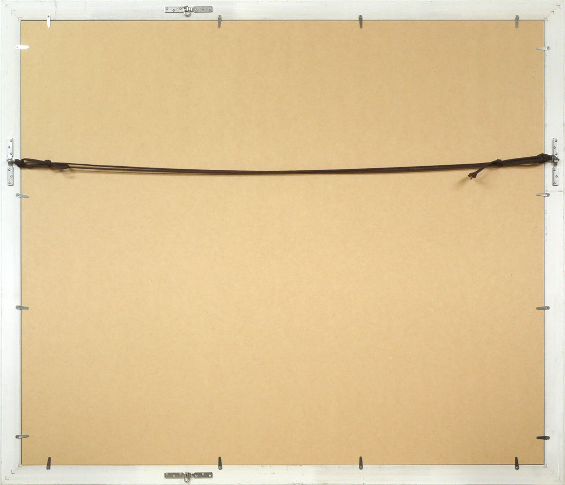 山形博導(ヒロヤマガタ)「家路」シルクスクリーン版画 額縁裏側画像