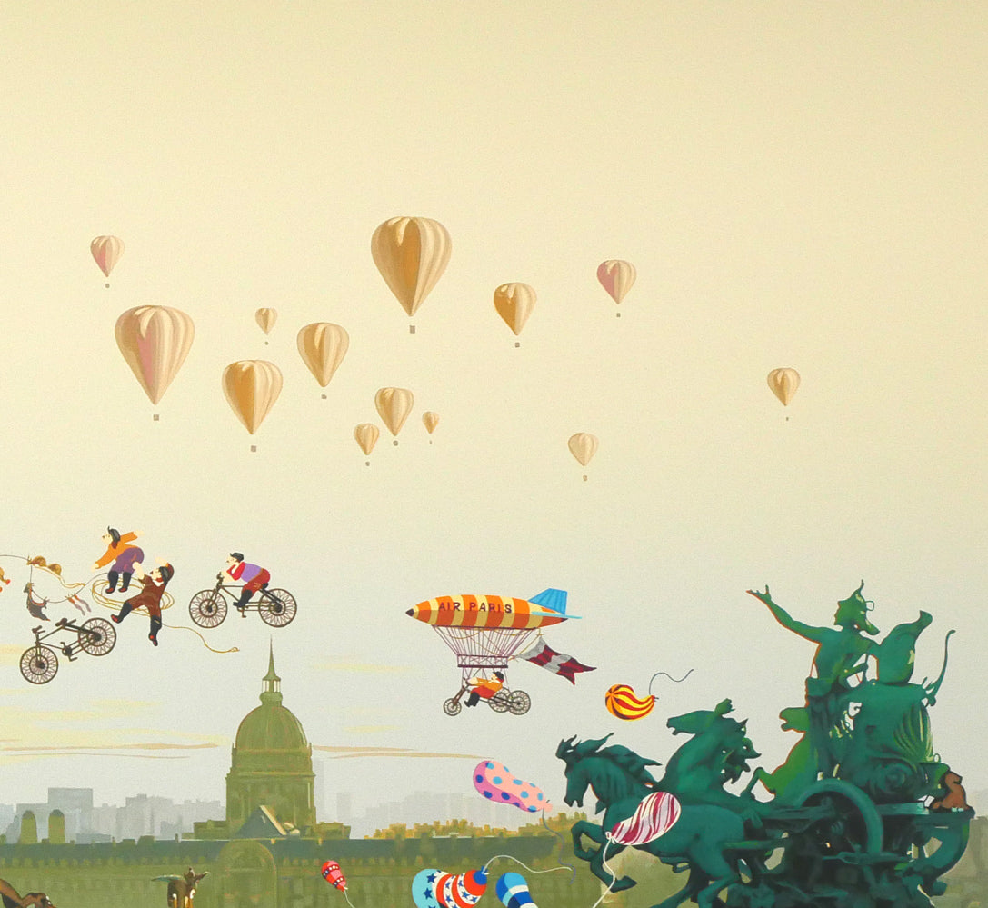 山形博導(ヒロヤマガタ)「家路」シルクスクリーン版画 拡大画像2