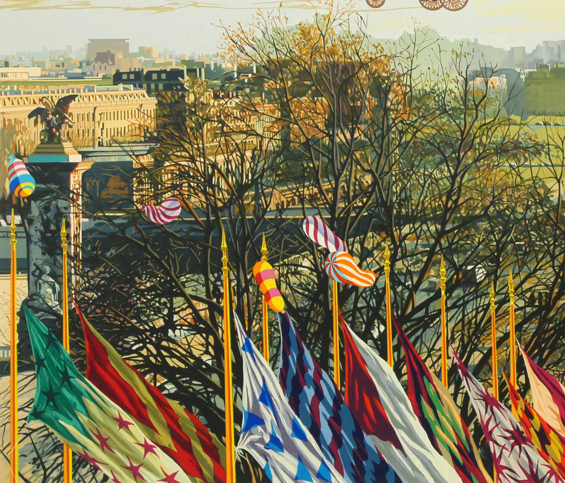 山形博導(ヒロヤマガタ)「家路」シルクスクリーン版画 拡大画像3