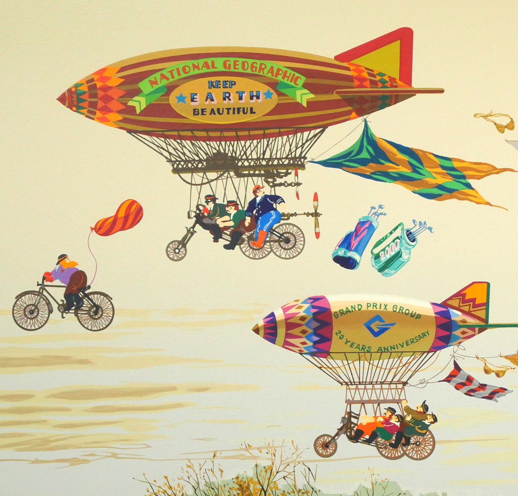 山形博導(ヒロヤマガタ)「家路」シルクスクリーン版画 拡大画像6