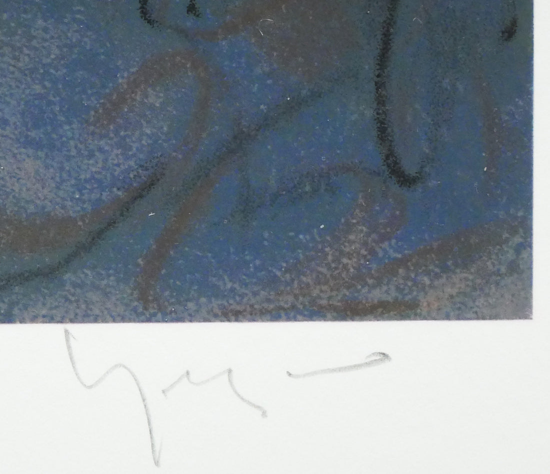 山形博導(ヒロヤマガタ)「モンマルトルの眺め」シルクスクリーン版画 本人直筆鉛筆サイン