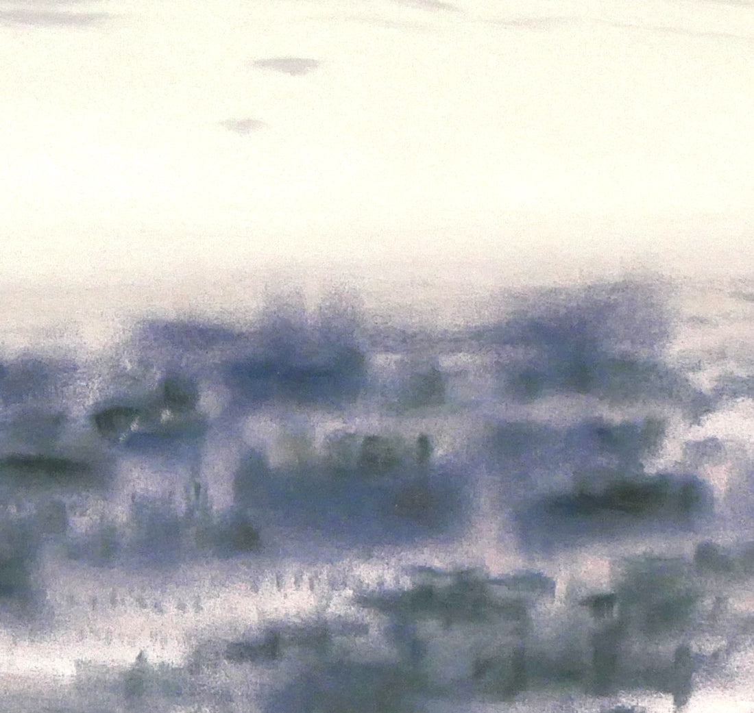 山形博導(ヒロヤマガタ)「モンマルトルの眺め」シルクスクリーン版画 拡大画像3