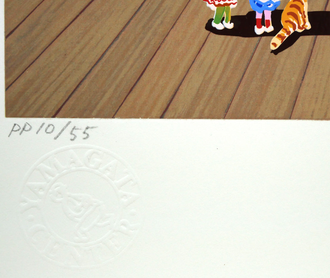 山形博導(ヒロヤマガタ)「日本のエッセンス 龍安寺」シルクスクリーン版画 限定番号(ed,PP=Printer's Proof 10/55)