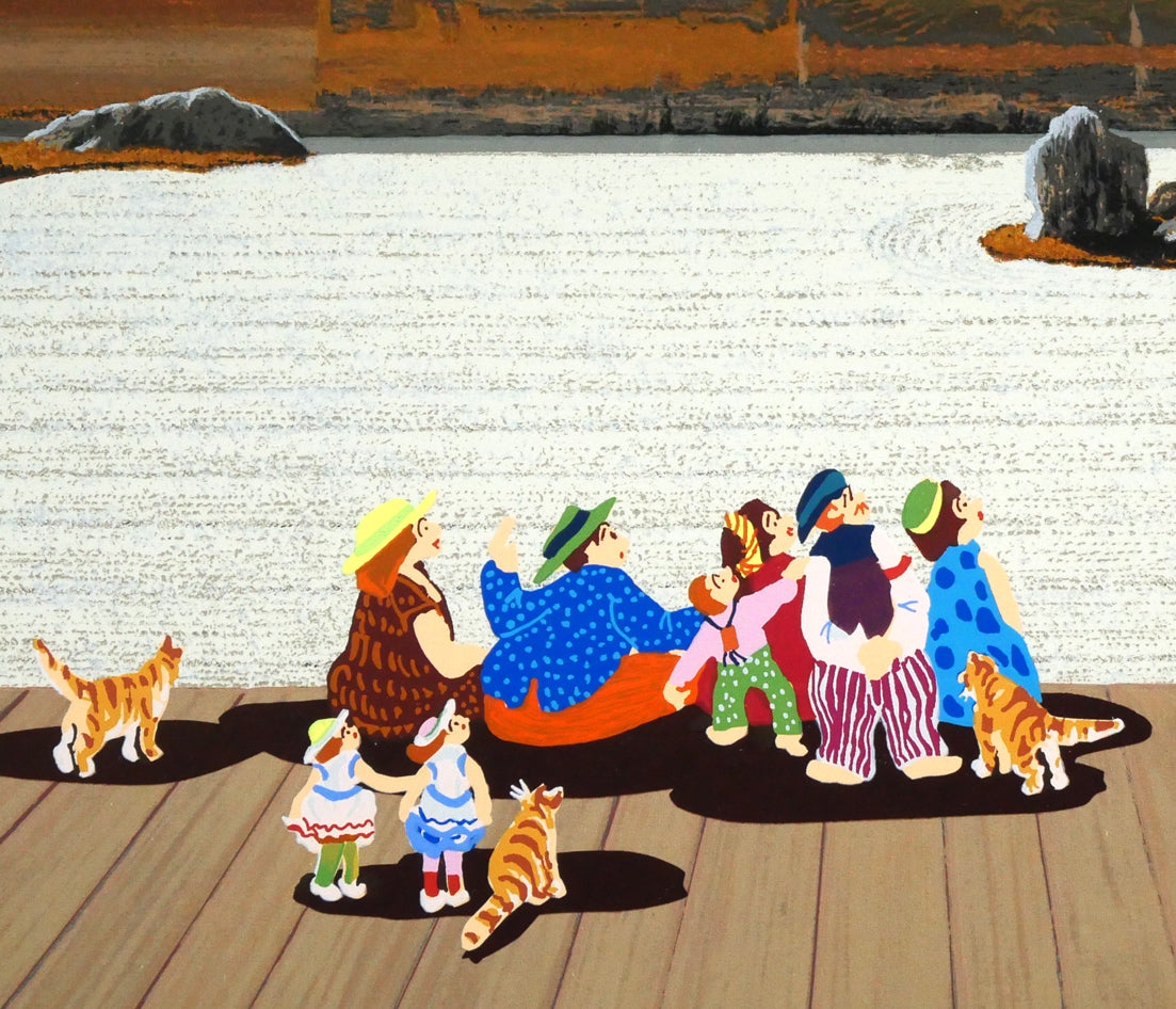 山形博導(ヒロヤマガタ)「日本のエッセンス 龍安寺」シルクスクリーン版画 拡大画像5