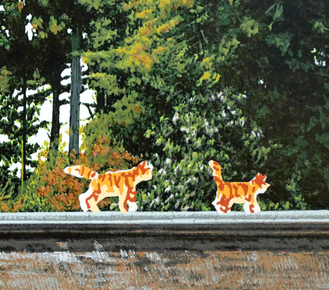 山形博導(ヒロヤマガタ)「日本のエッセンス 龍安寺」シルクスクリーン版画 拡大画像4