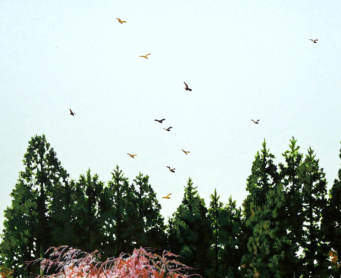 山形博導(ヒロヤマガタ)「日本のエッセンス 龍安寺」シルクスクリーン版画 拡大画像2