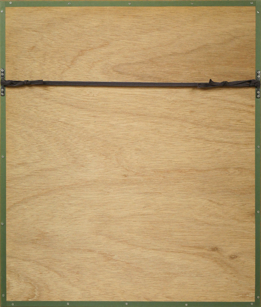 山形博導(ヒロヤマガタ)「日本のエッセンス 龍安寺」シルクスクリーン版画 額縁裏側画像